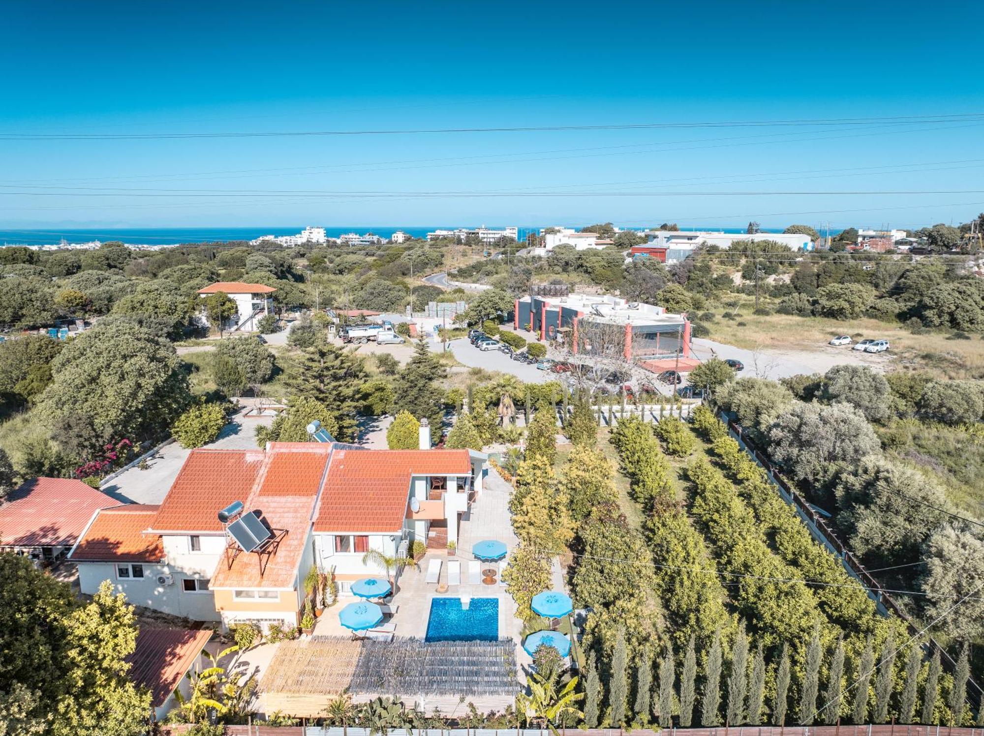 Artzy Villa Rhodes City Exteriör bild