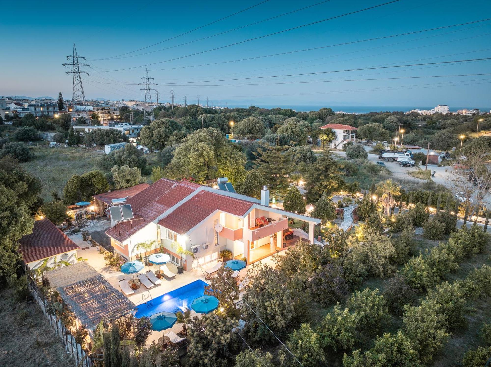Artzy Villa Rhodes City Exteriör bild