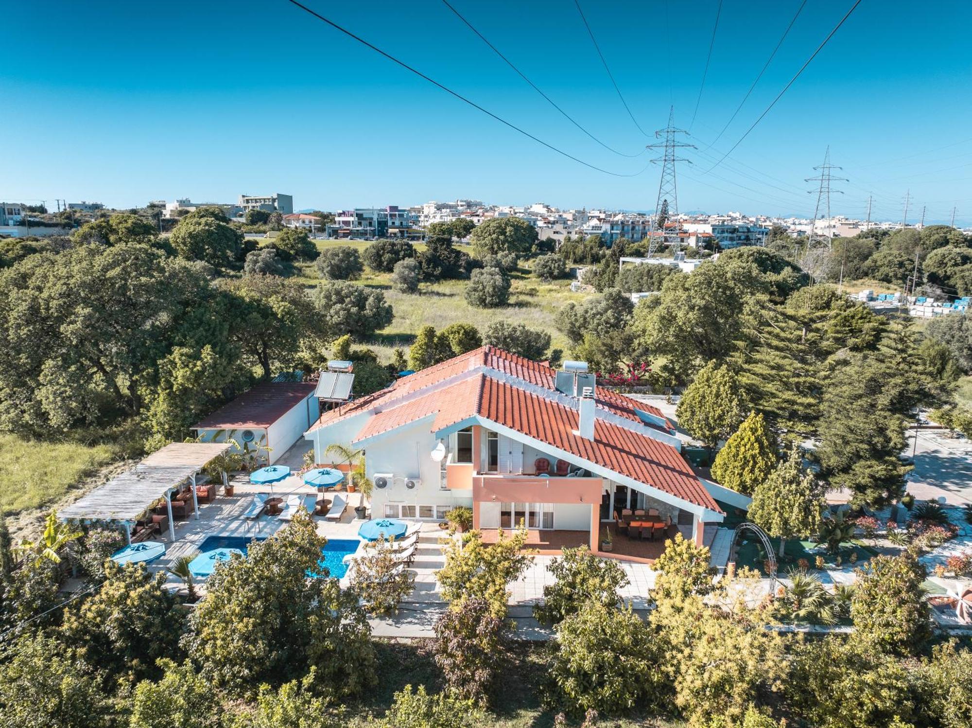 Artzy Villa Rhodes City Exteriör bild