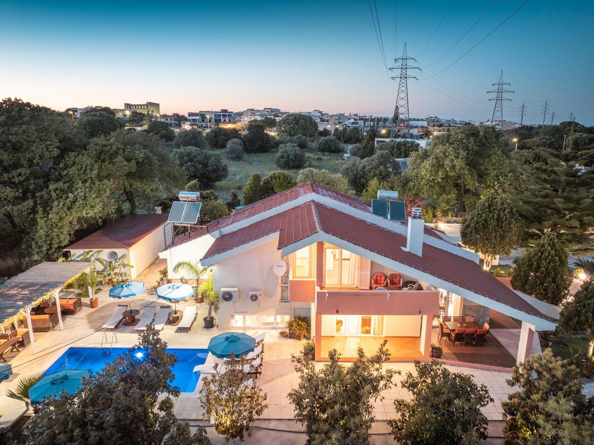 Artzy Villa Rhodes City Exteriör bild