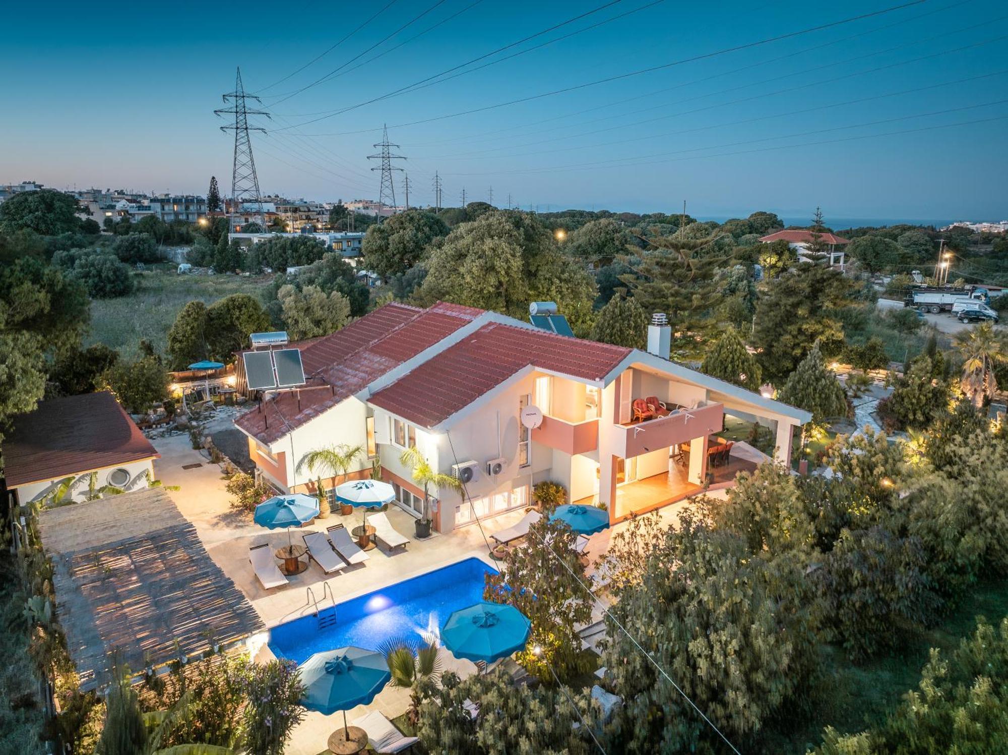 Artzy Villa Rhodes City Exteriör bild