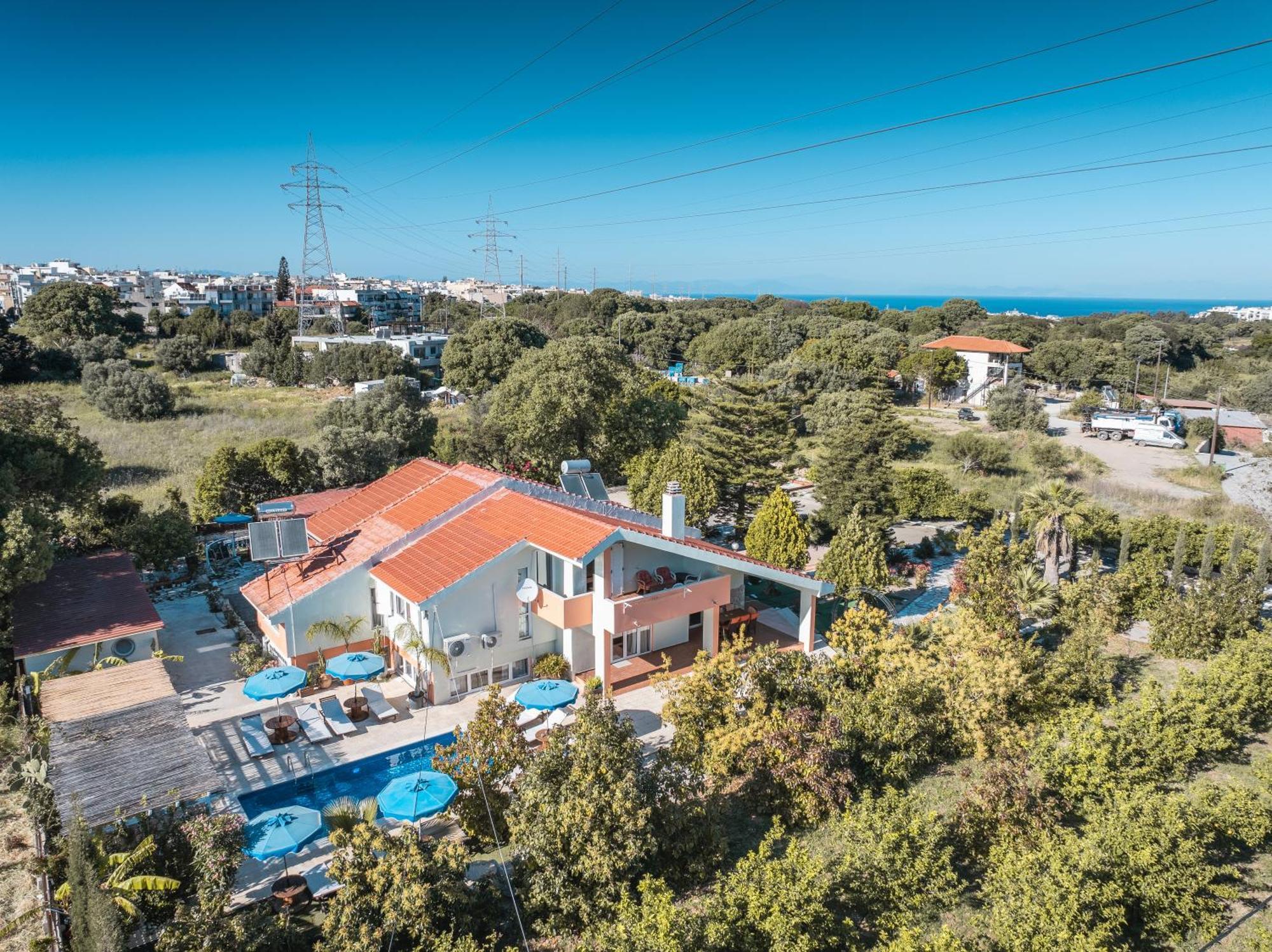 Artzy Villa Rhodes City Exteriör bild
