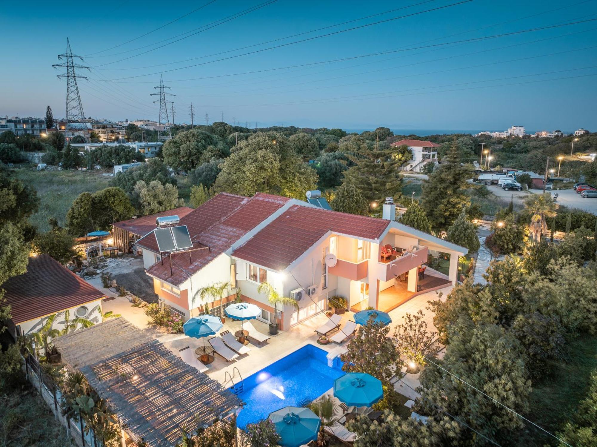 Artzy Villa Rhodes City Exteriör bild